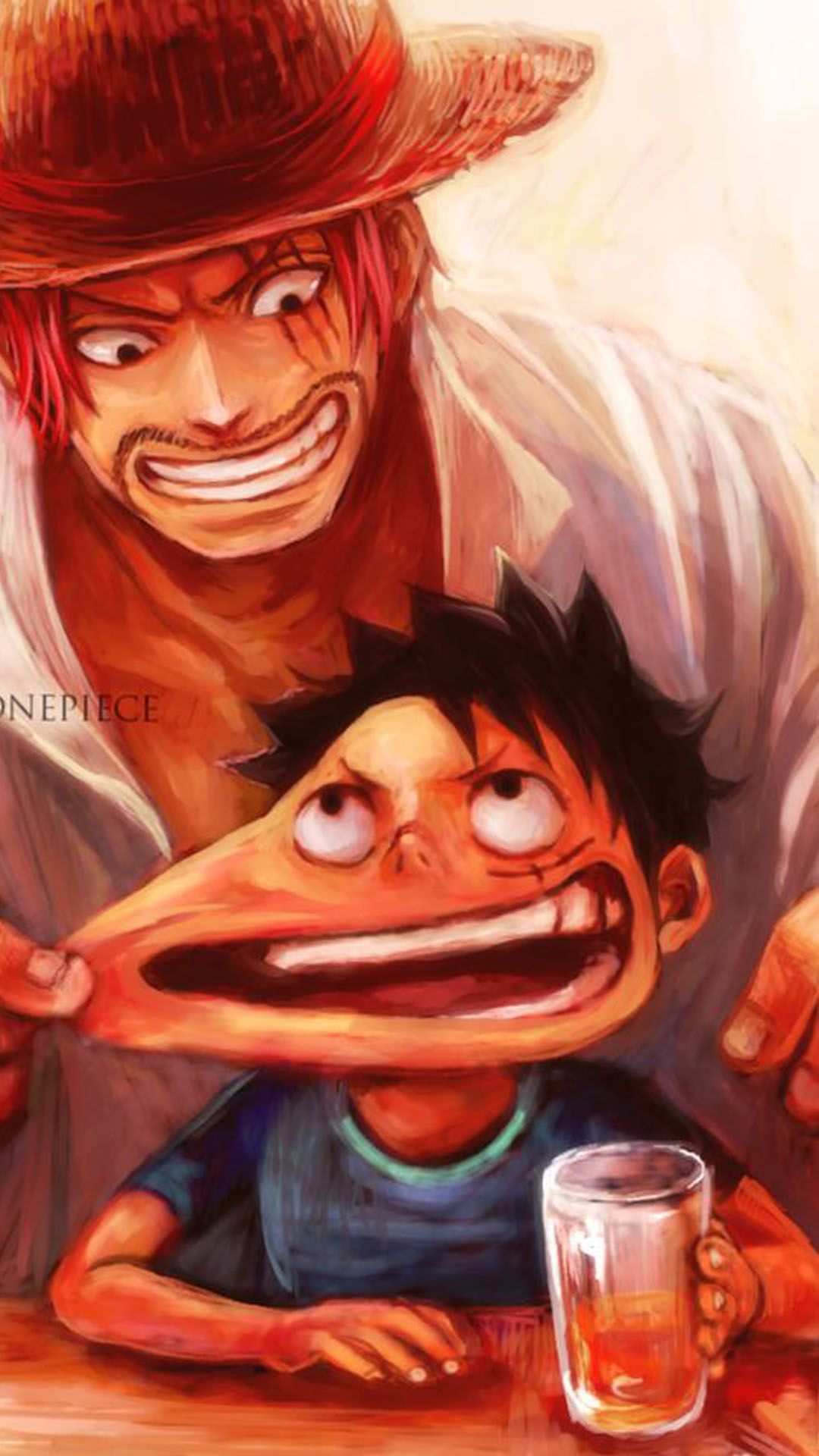 Luffy And Shanks Wallpapers Wallpaper Cave