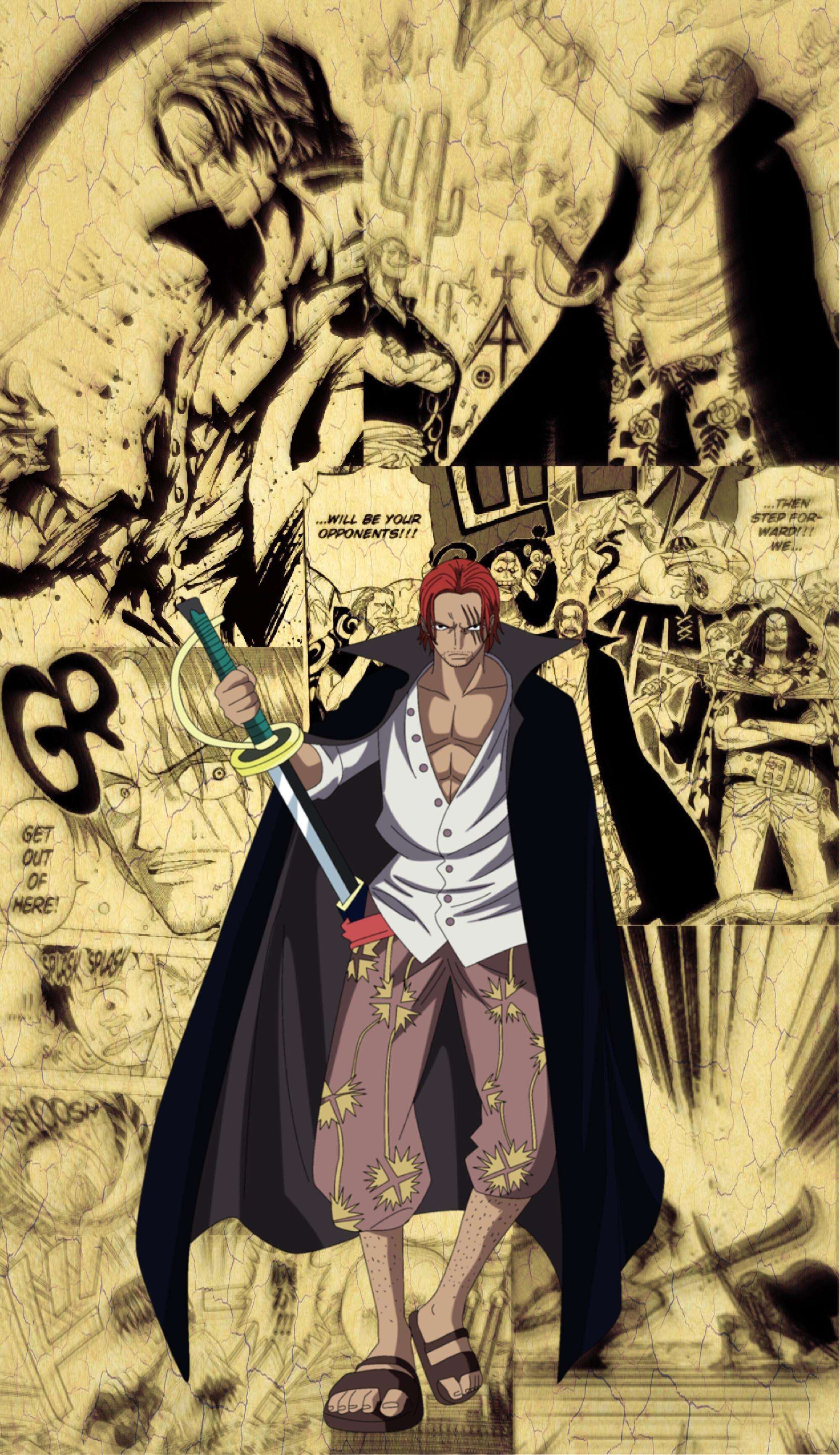 Luffy And Shanks Wallpapers Wallpaper Cave