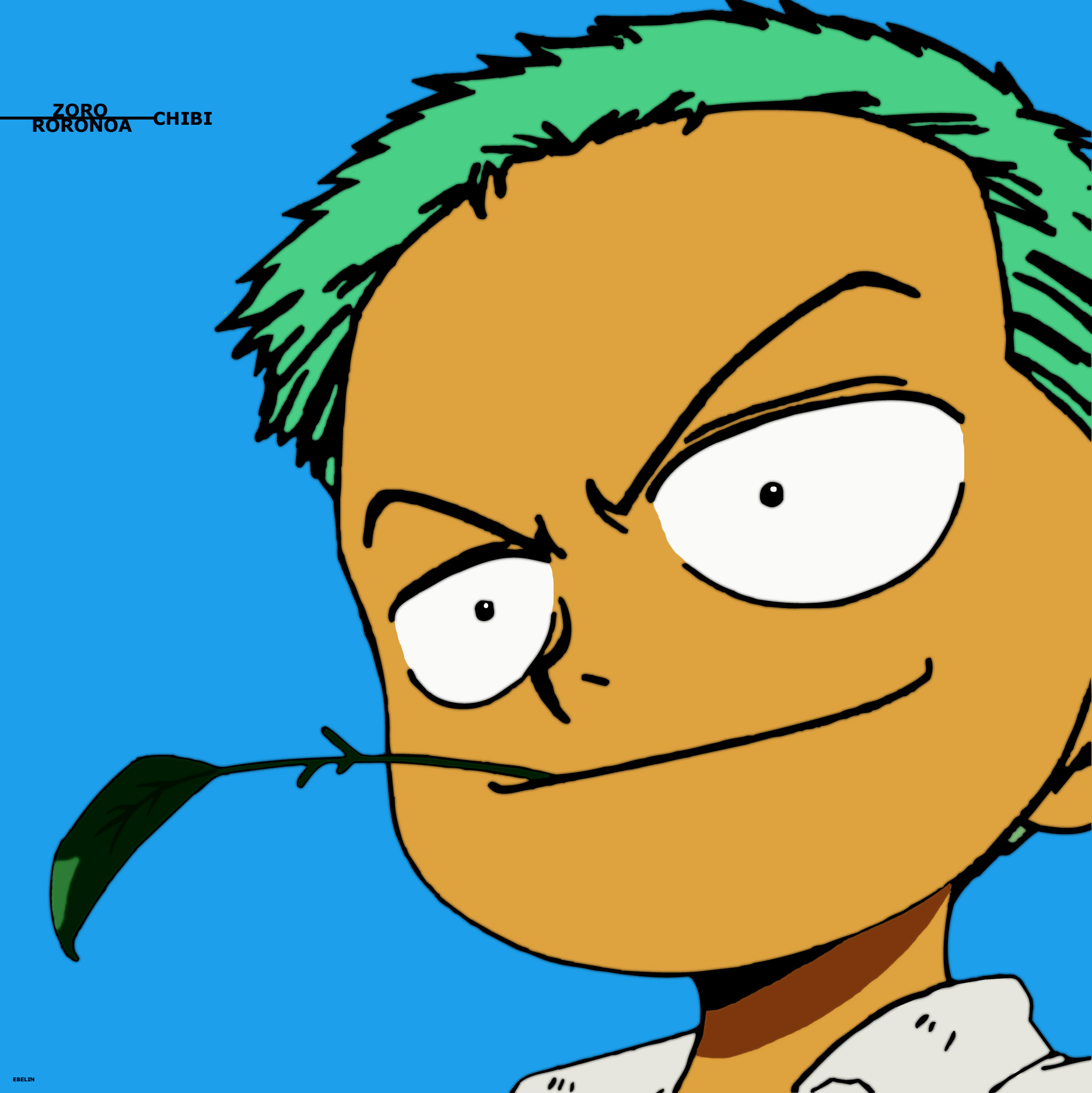 Zoro Chibi Wallpapers Wallpaper Cave