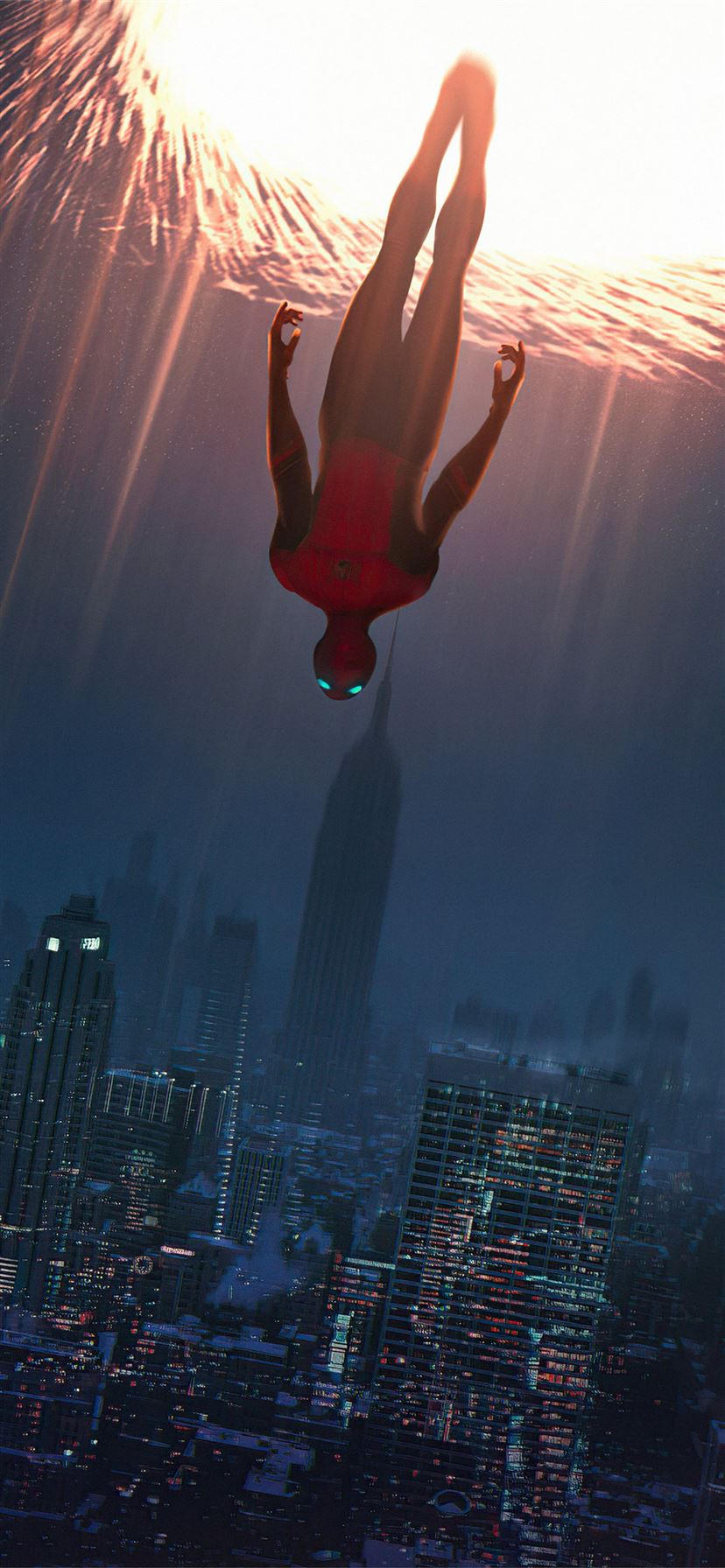 Spider Man Falling Wallpapers Wallpaper Cave