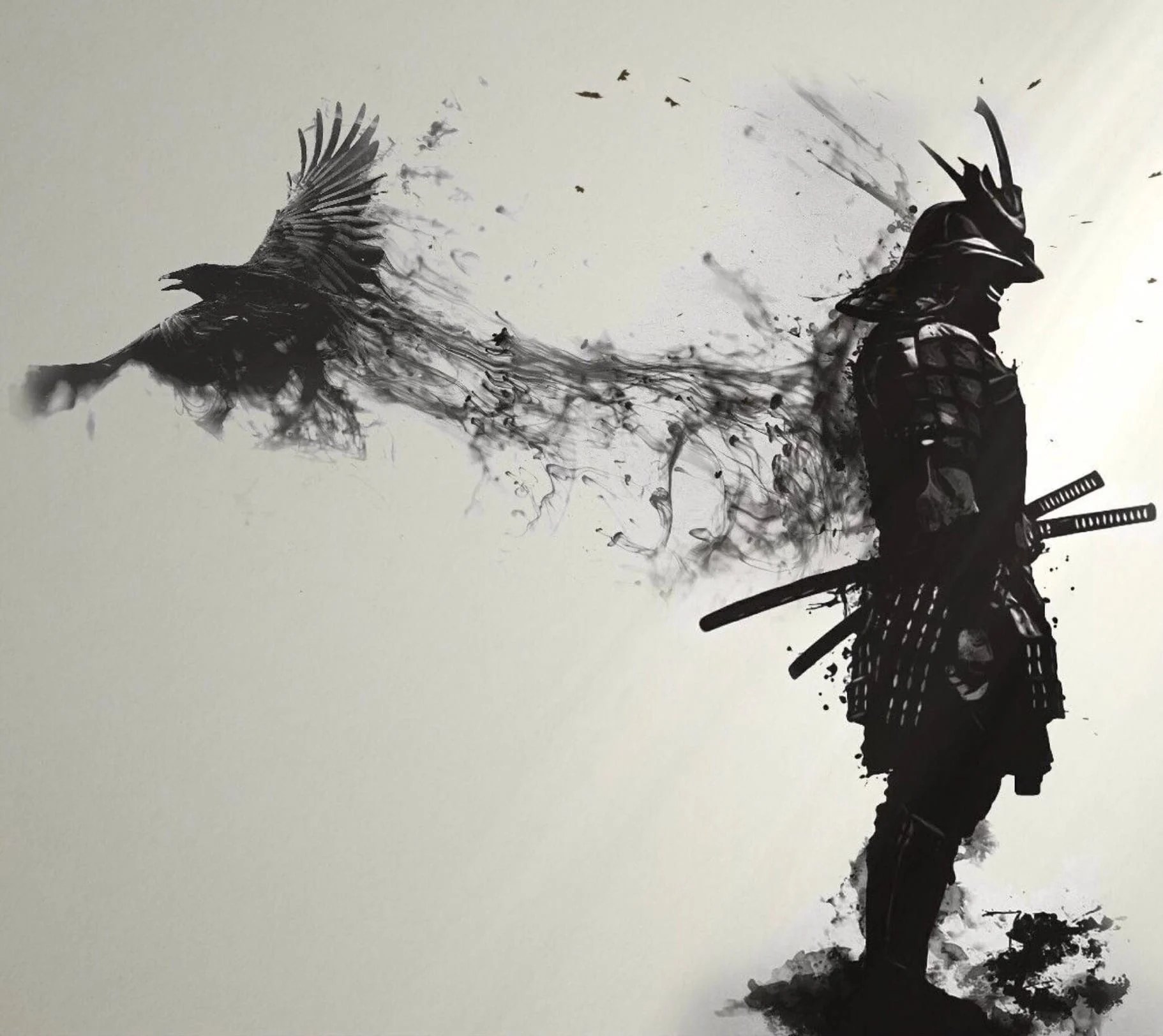 Samurai And Raven Wallpapers Wallpaper Cave