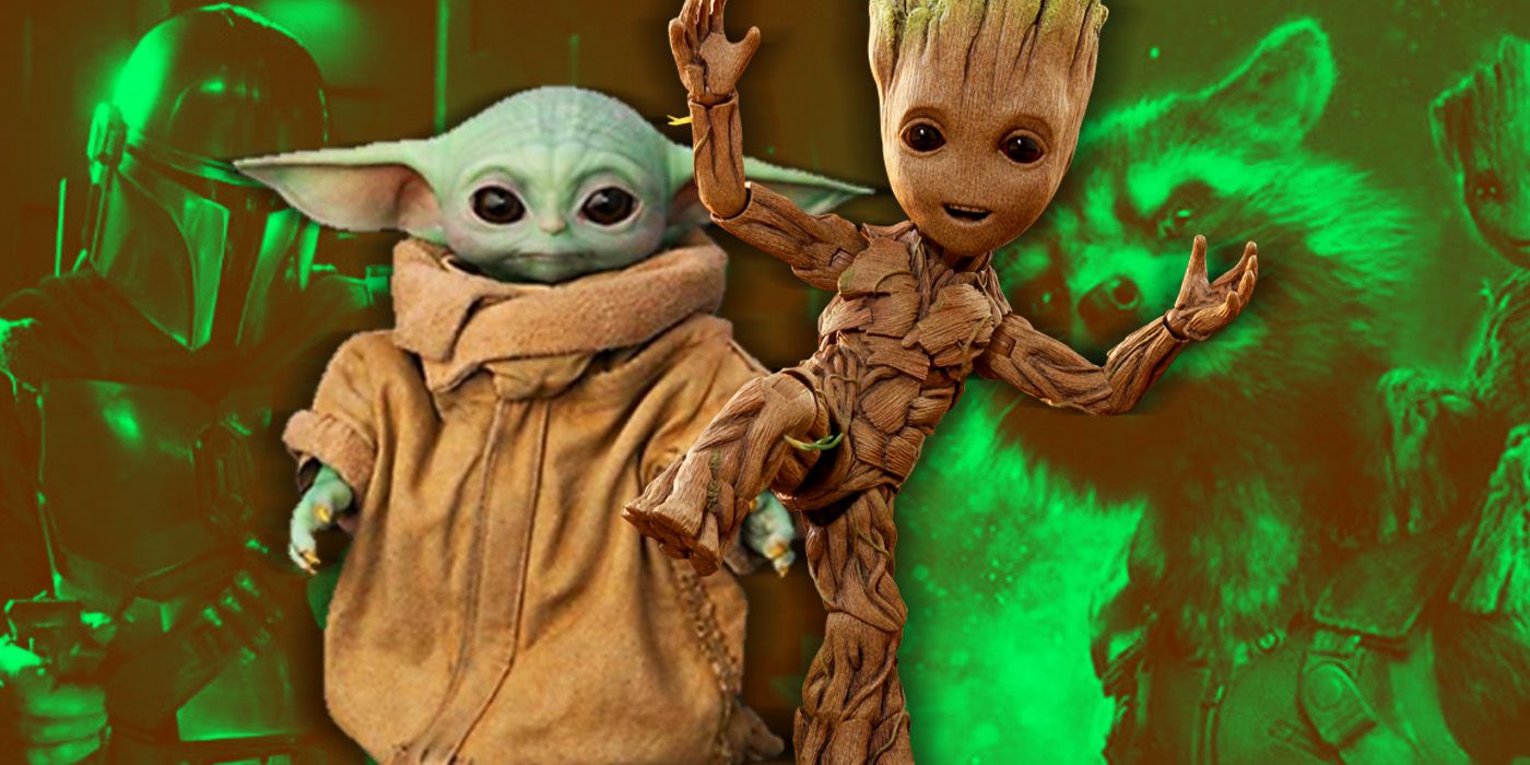 Groot Vs Baby Yoda Wallpapers Wallpaper Cave