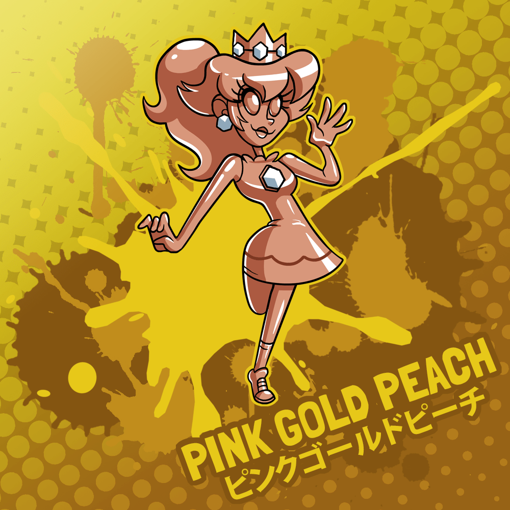 Pink Gold Peach Mario Wallpapers Wallpaper Cave