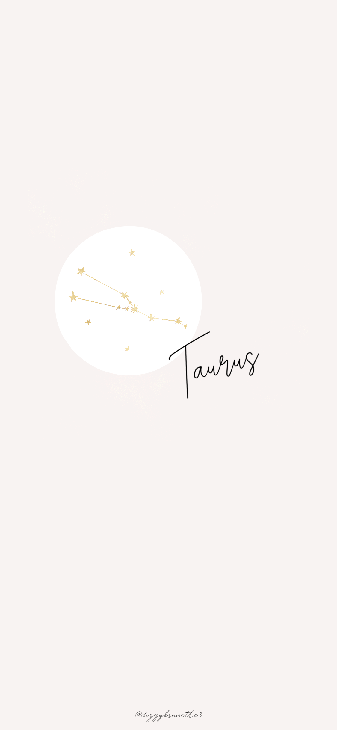 Aesthetic Cute Taurus Wallpapers Wallpaper Cave