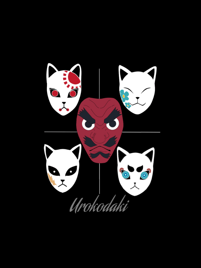 Demon Slayer Mask Wallpapers Wallpaper Cave