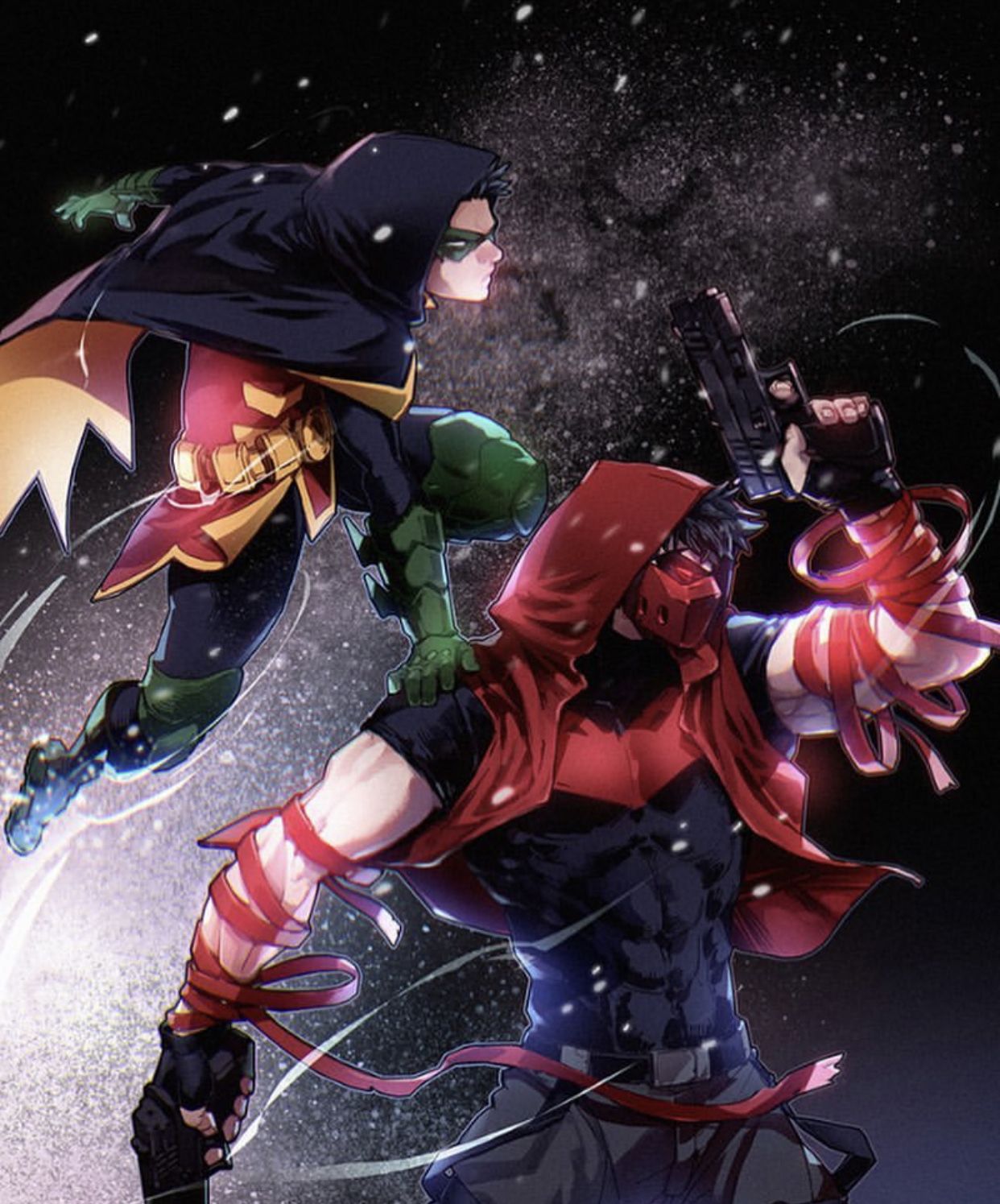 Damian Wayne And Red Hood Wallpapers Wallpaper Cave