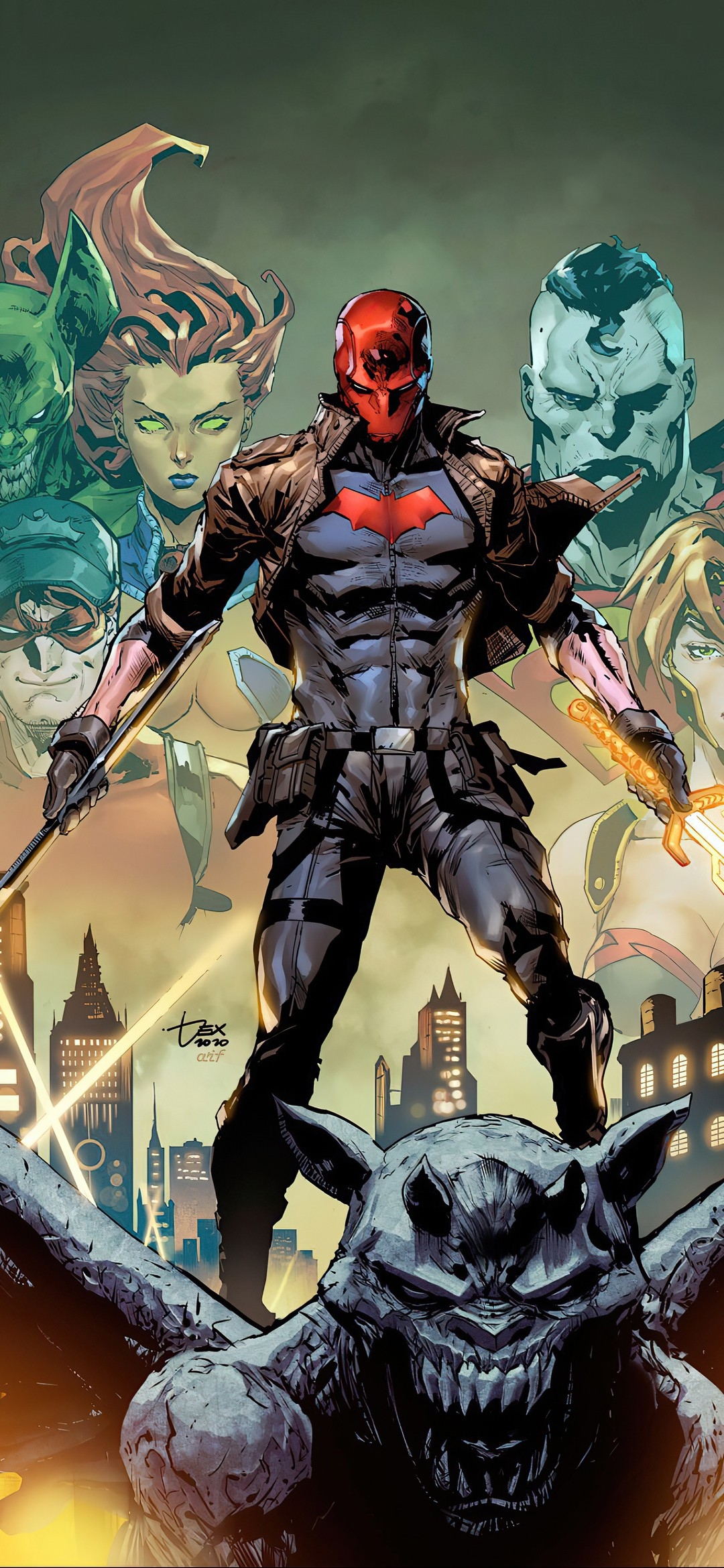 Damian Wayne And Red Hood Wallpapers Wallpaper Cave