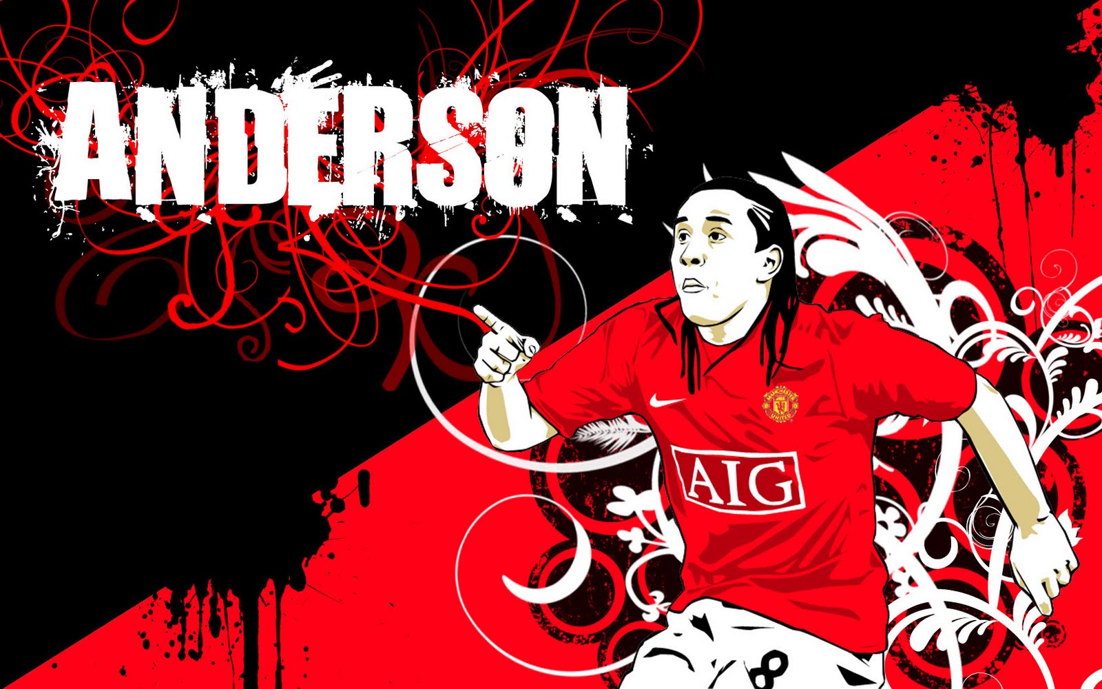 Manchester United Cartoon Wallpapers Wallpaper Cave
