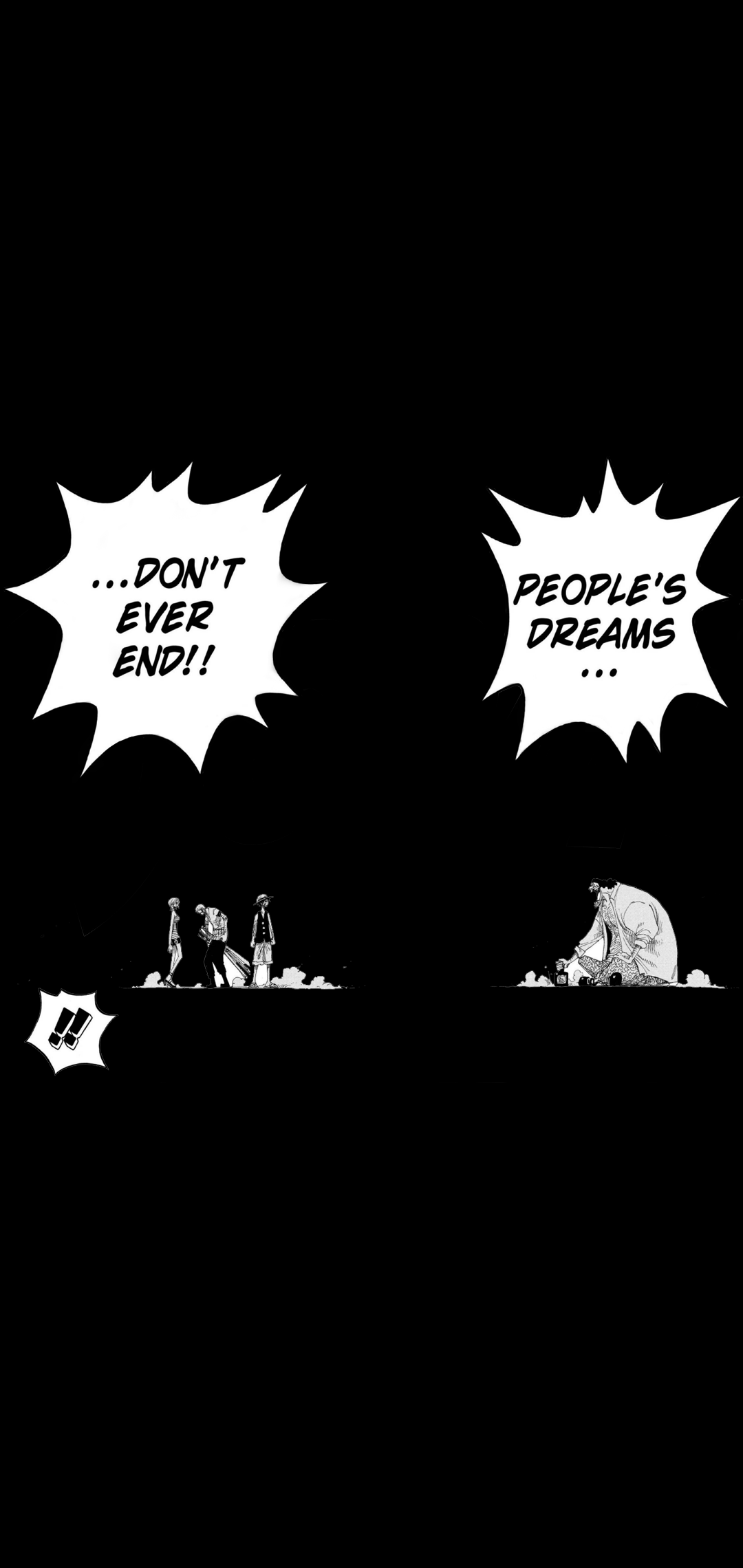 One Piece Black And White Wallpapers Wallpaper Cave