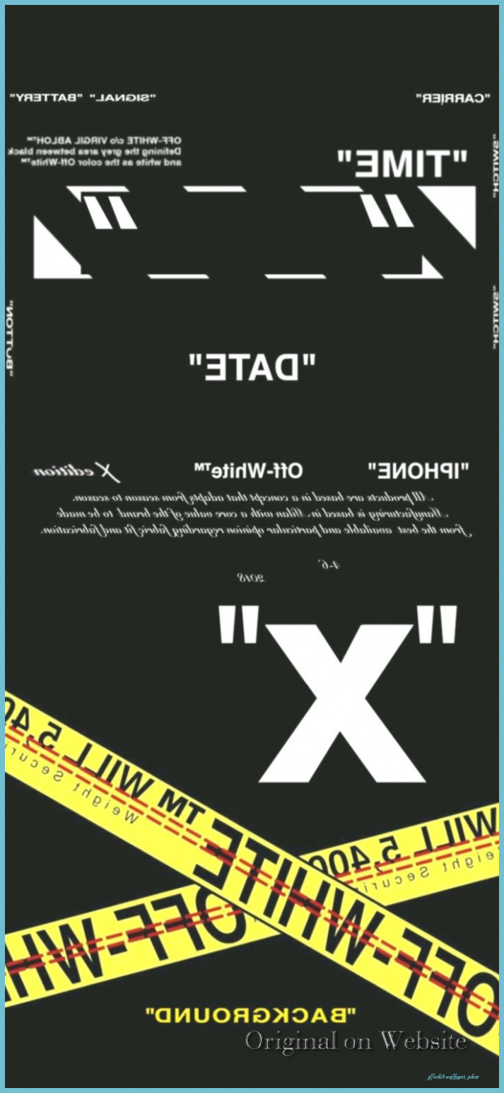 Off White iPhone X Wallpapers Wallpaper Cave