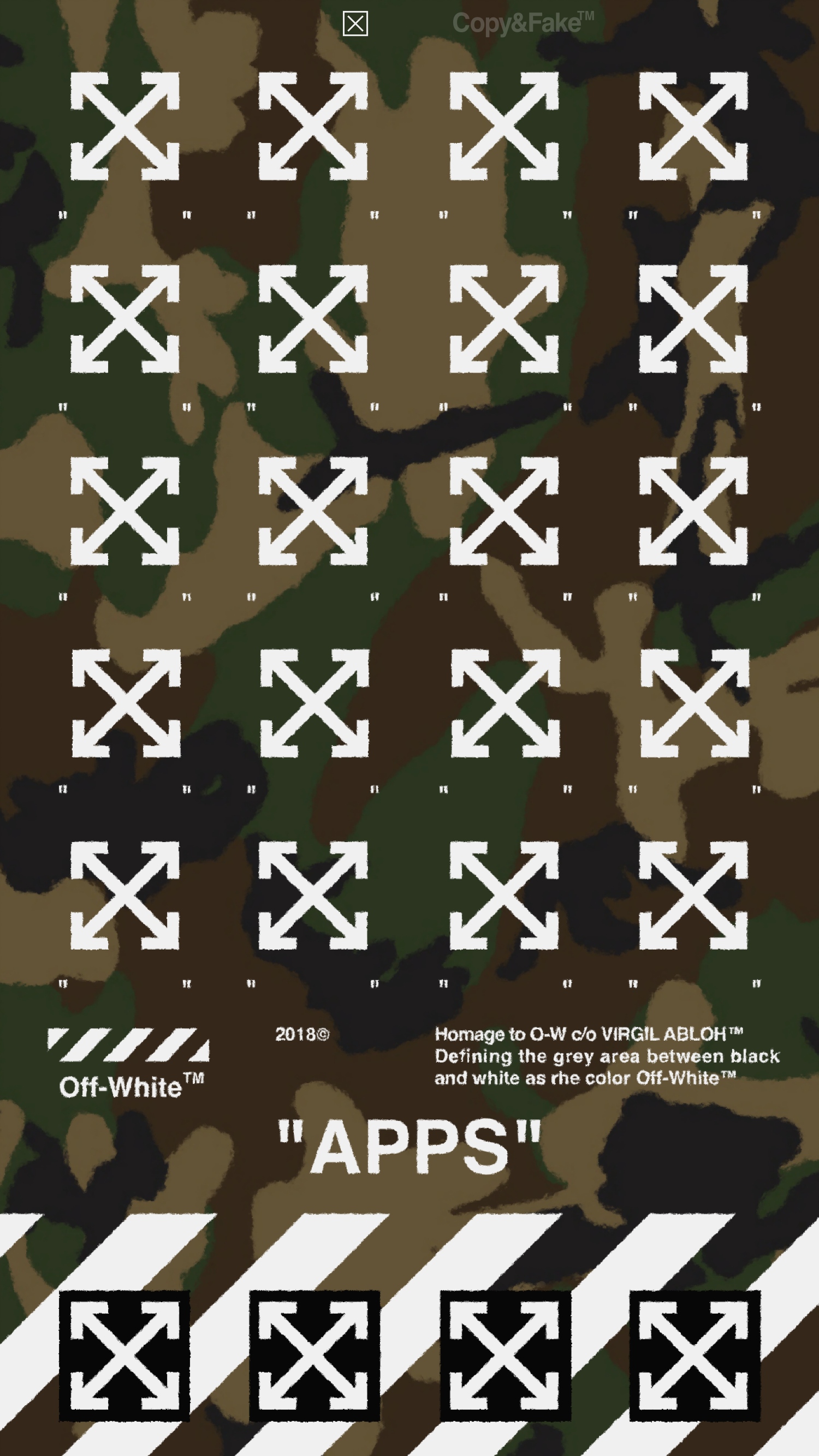 Off White iPhone X Wallpapers Wallpaper Cave