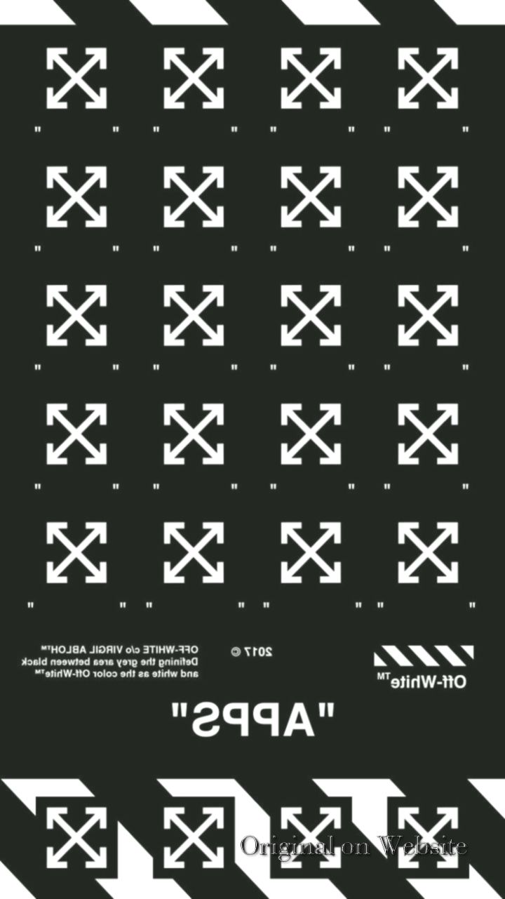 Off White iPhone X Wallpapers Wallpaper Cave