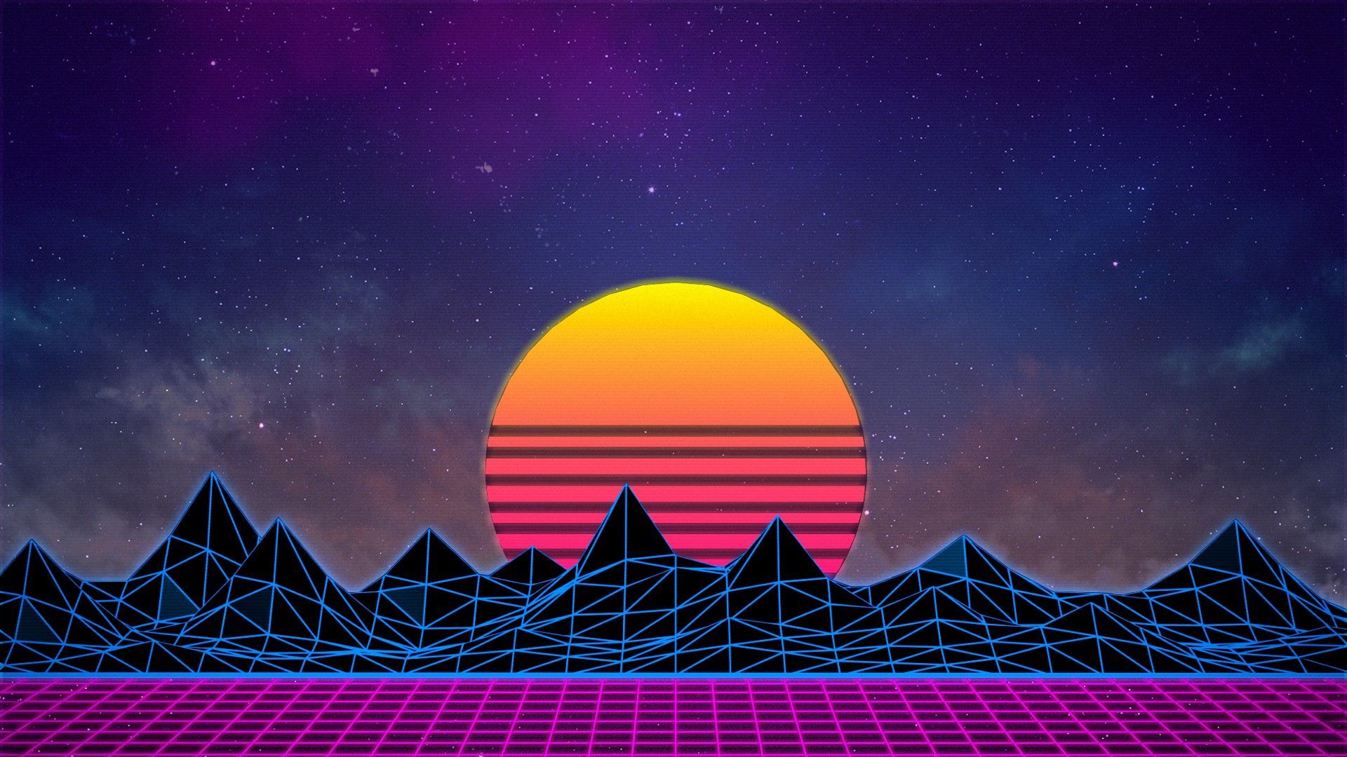 Retro Night Wallpapers Wallpaper Cave