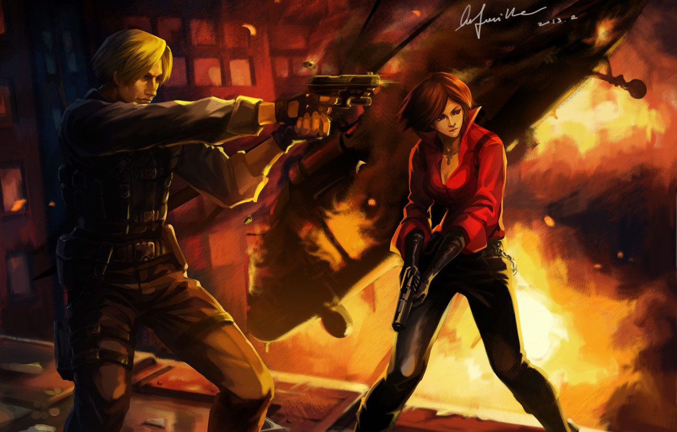 Leon And Ada Wallpapers Wallpaper Cave