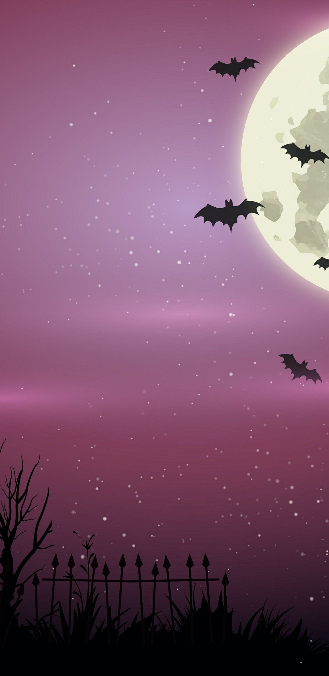 Light Purple Halloween Wallpapers Wallpaper Cave