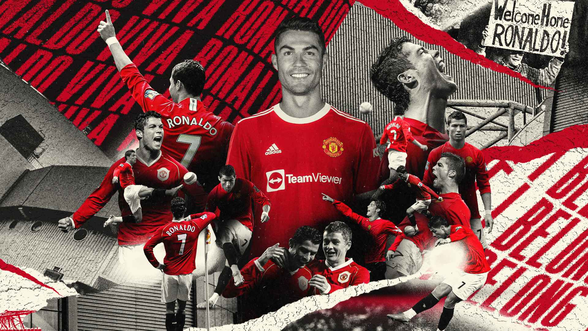 Cristiano Ronaldo Manchester United 2021 HD Laptop Wallpapers