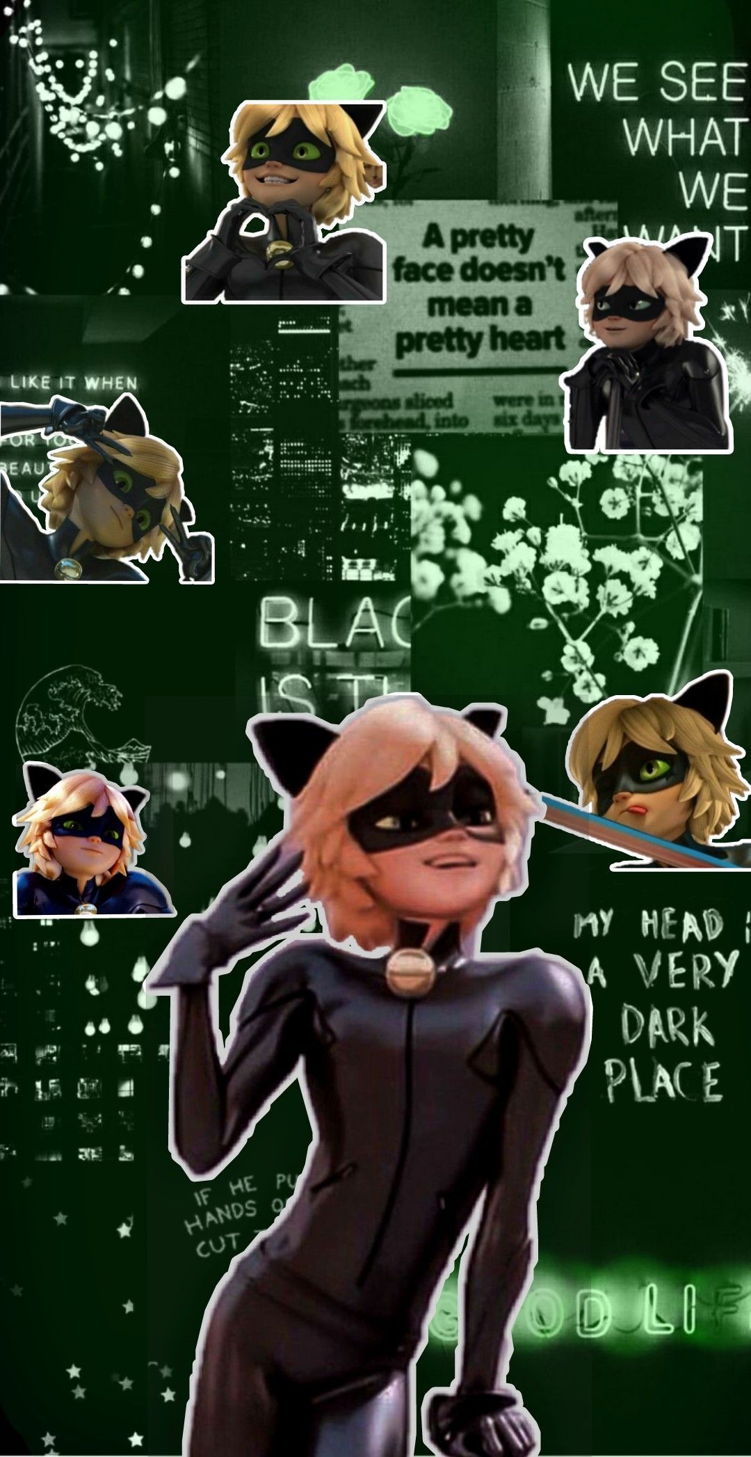 Cat Noir Aesthetic Wallpapers Wallpaper Cave