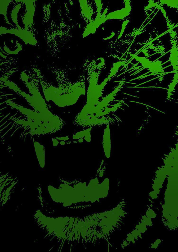 Green Tiger Wallpapers Wallpaper Cave