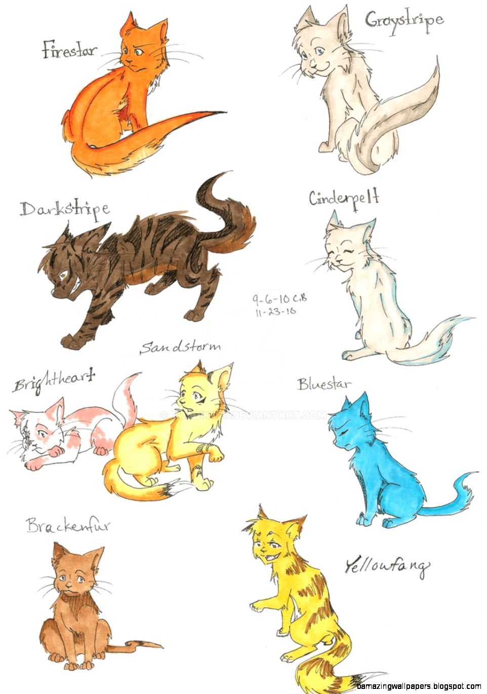 Firestar Warrior Cats Wallpapers Wallpaper Cave