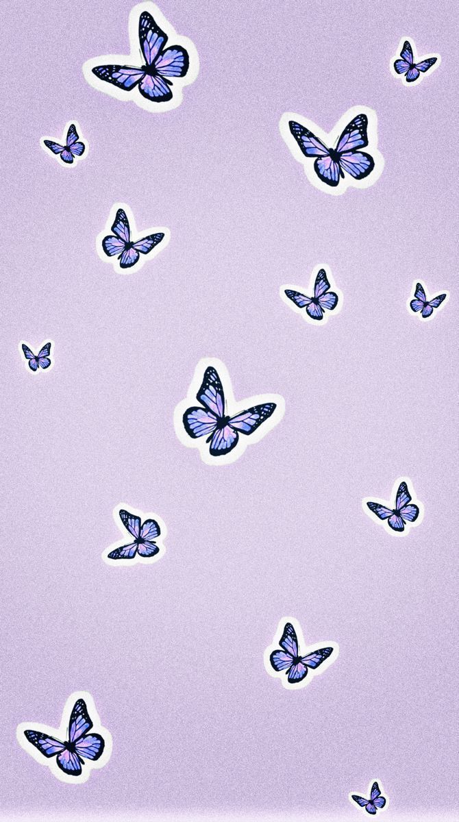 Purple Aesthetic Butterfly Wallpapers Wallpaper Cave