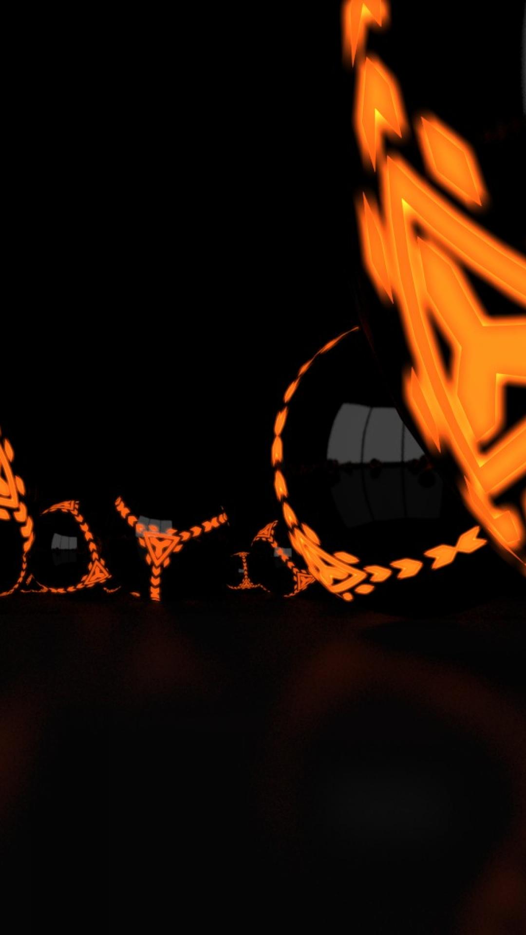 Black And Orange Mobile Wallpapers Wallpaper Cave