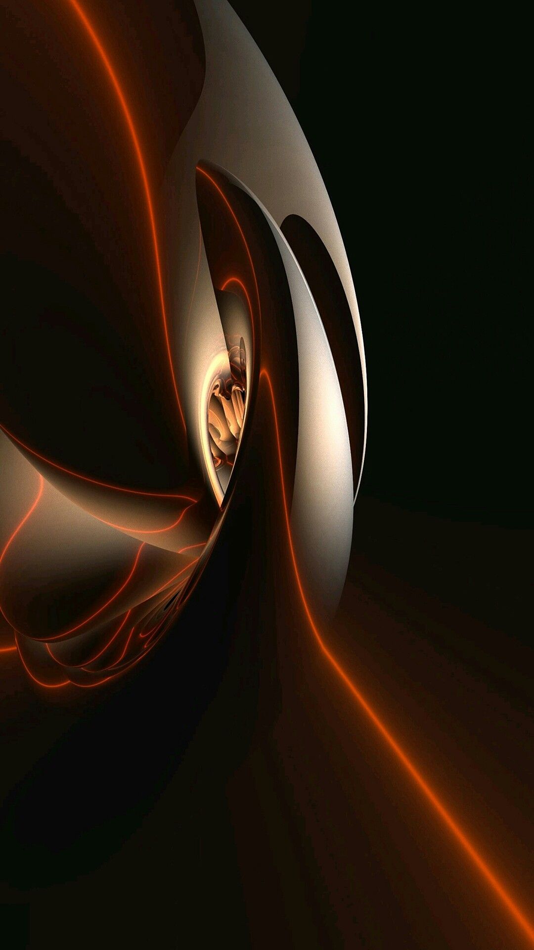 Black And Orange Mobile Wallpapers Wallpaper Cave