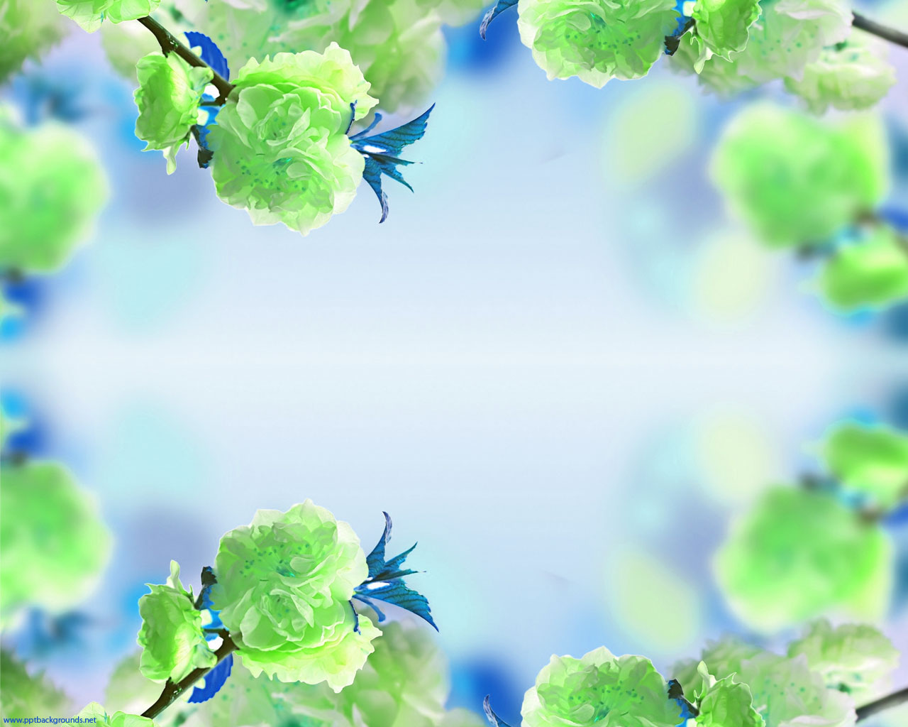 Blue Green Flower HD Wallpapers Wallpaper Cave