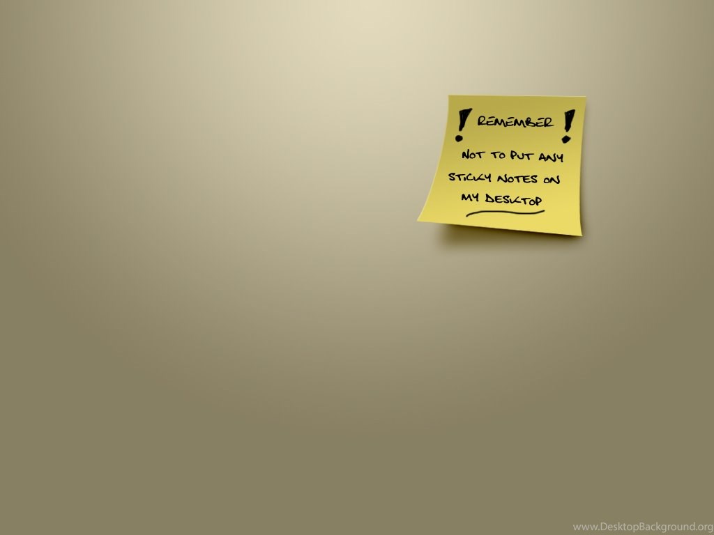 Sticky Notes Wallpapers Wallpaper Cave