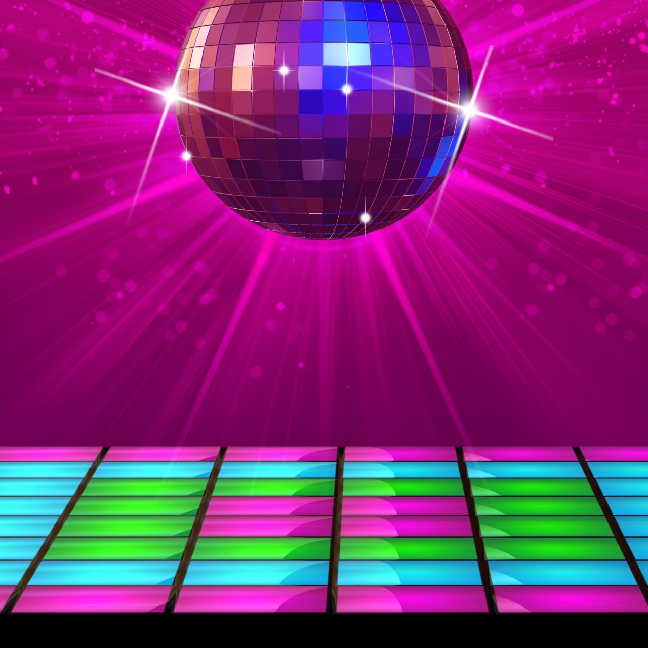 Disco Dance Floor Wallpaper