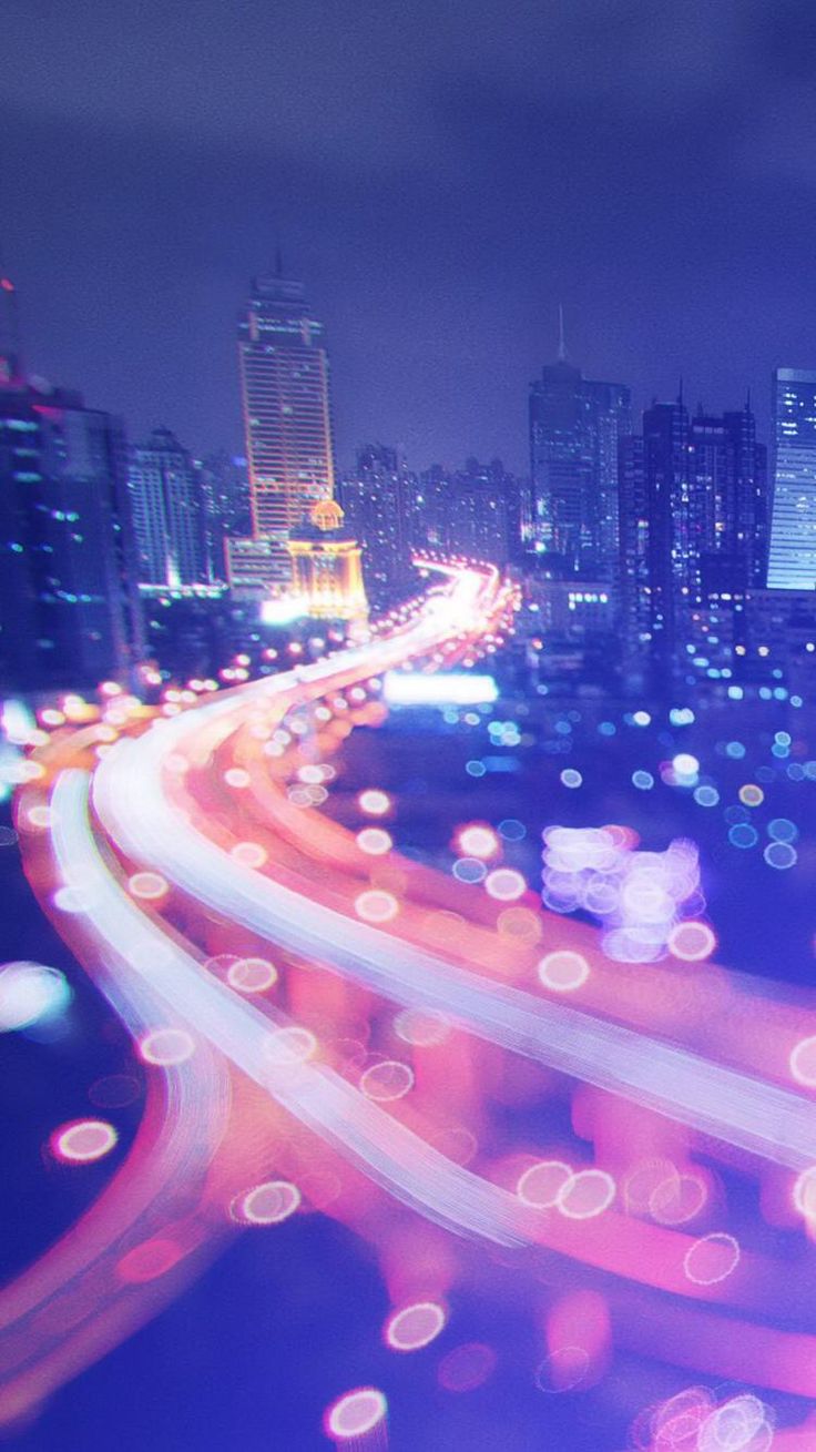 Blue And Pink City Wallpapers Wallpaper Cave