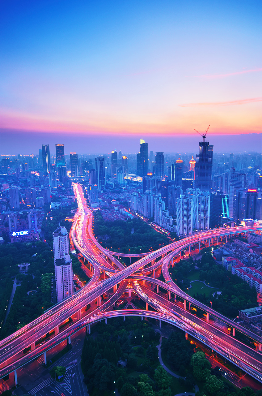 Blue And Pink City Wallpapers Wallpaper Cave