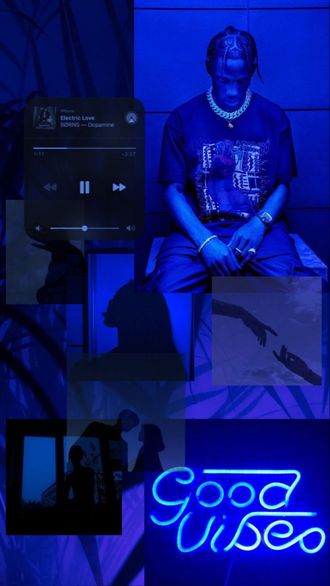 Blue Aesthetic Rapper Wallpapers Wallpaper Cave