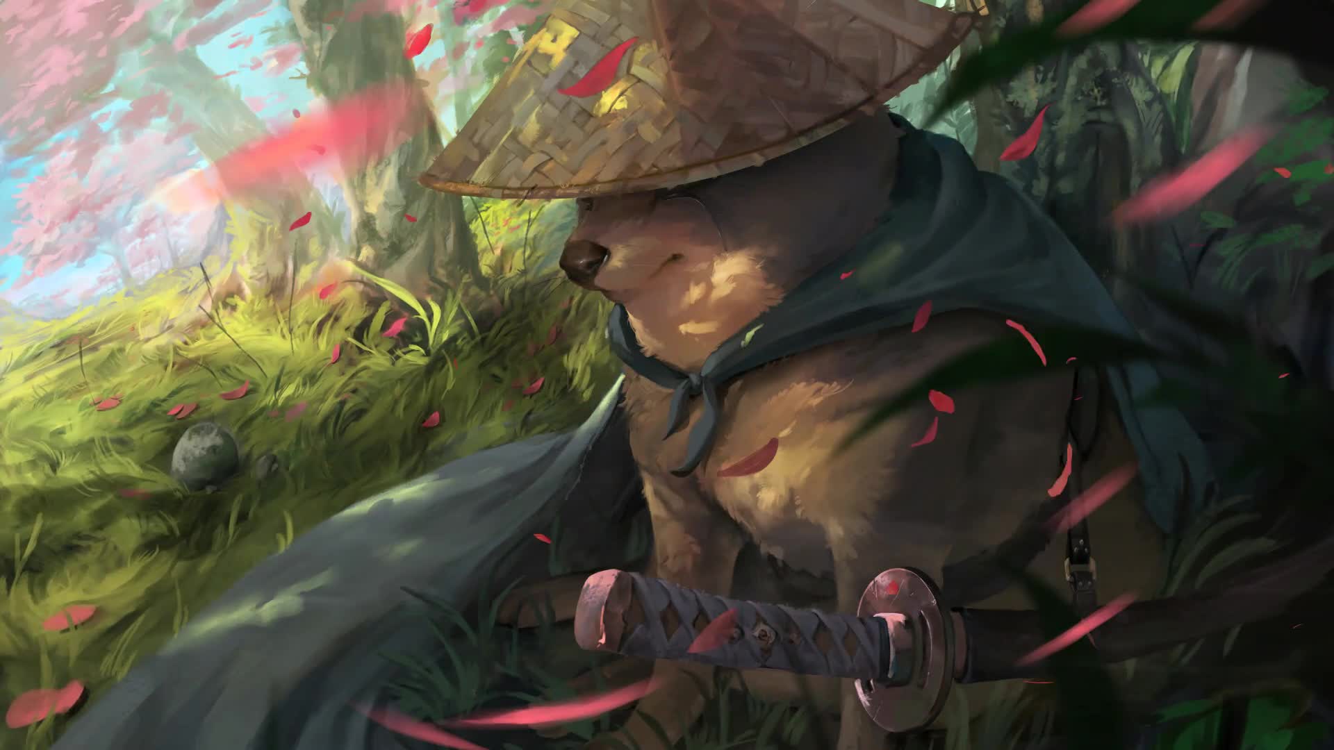 Samurai Dog Wallpapers Wallpaper Cave