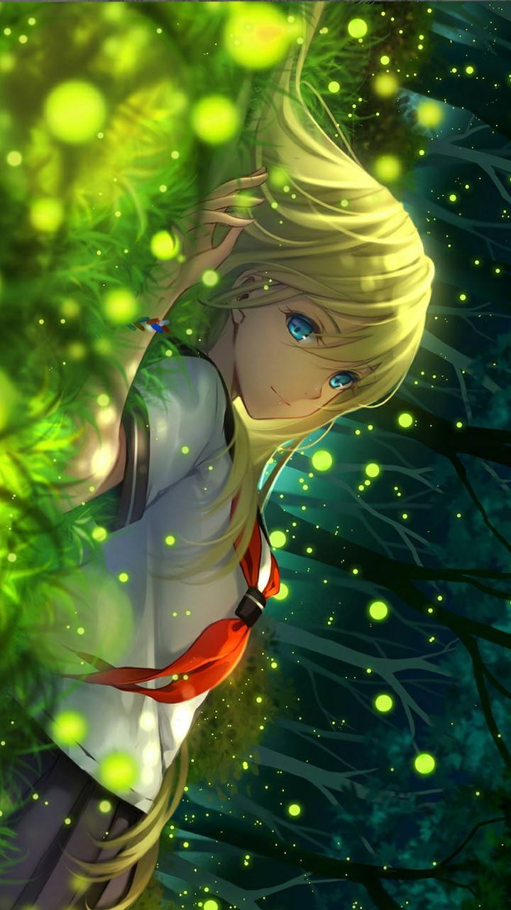 Anime Glow Art Wallpapers Wallpaper Cave