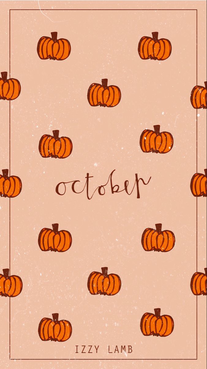 Pastel Orange Halloween Wallpapers Wallpaper Cave