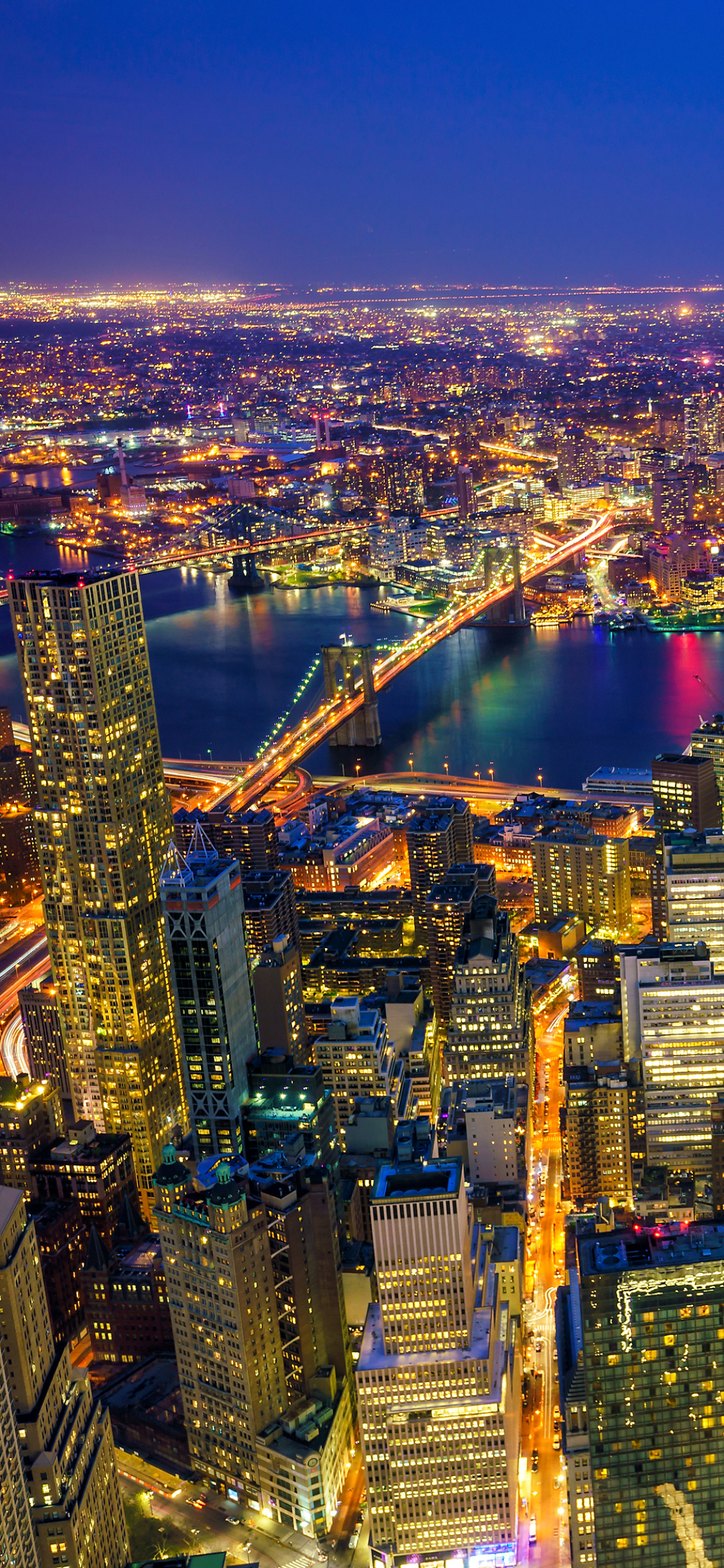 New York Night Phone Wallpapers Wallpaper Cave