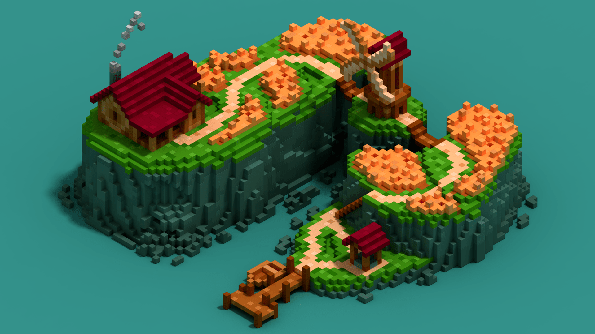 Voxel Wallpapers Wallpaper Cave