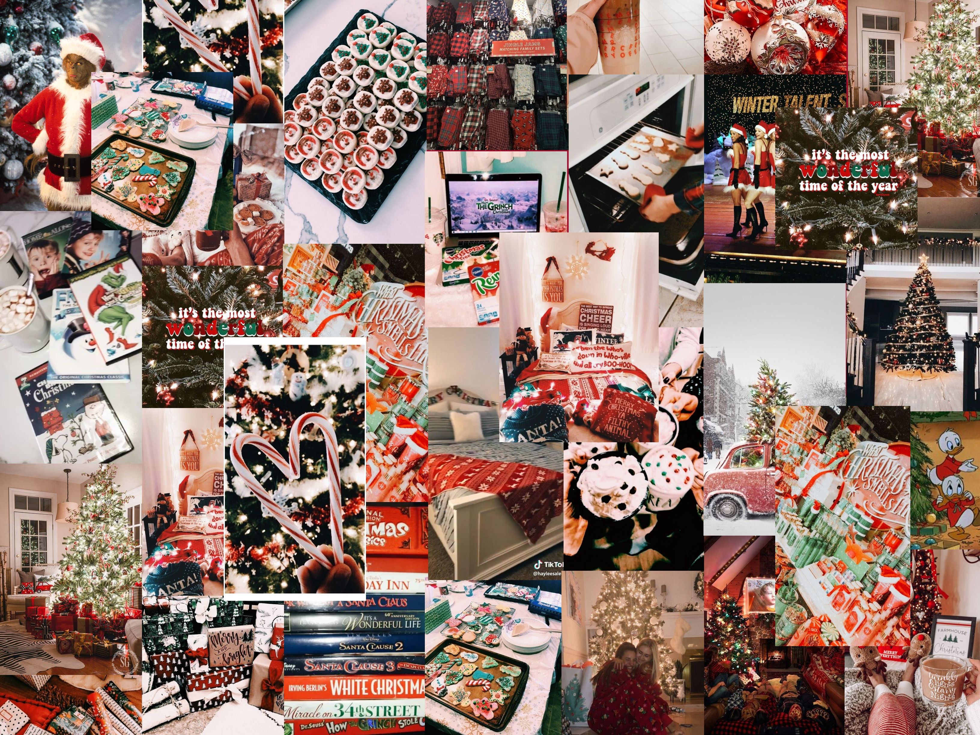 Christmas Collages Chromebook Wallpapers Wallpaper Cave