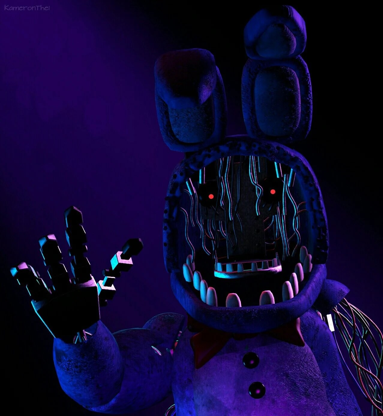 FNAF Withered Bonnie Wallpapers Wallpaper Cave