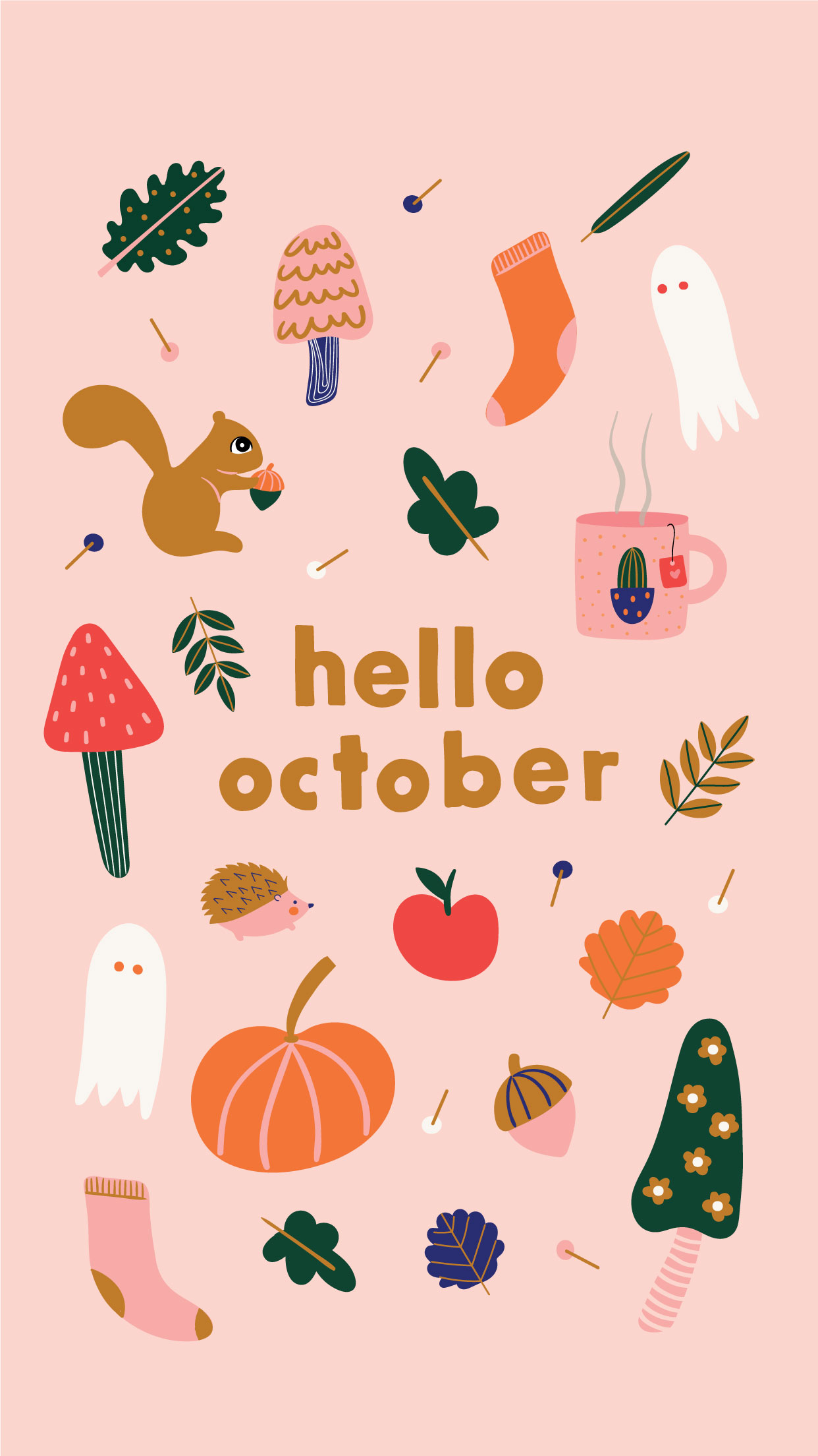 Hello October Wallpapers Wallpaper Cave