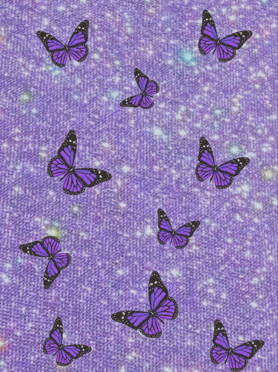 Purple Aesthetic Butterfly Wallpapers Wallpaper Cave