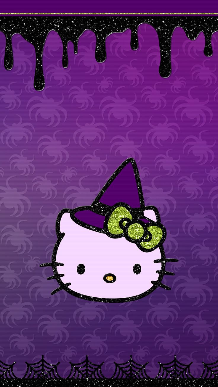 Hello Kittty Halloween Wallpapers Wallpaper Cave