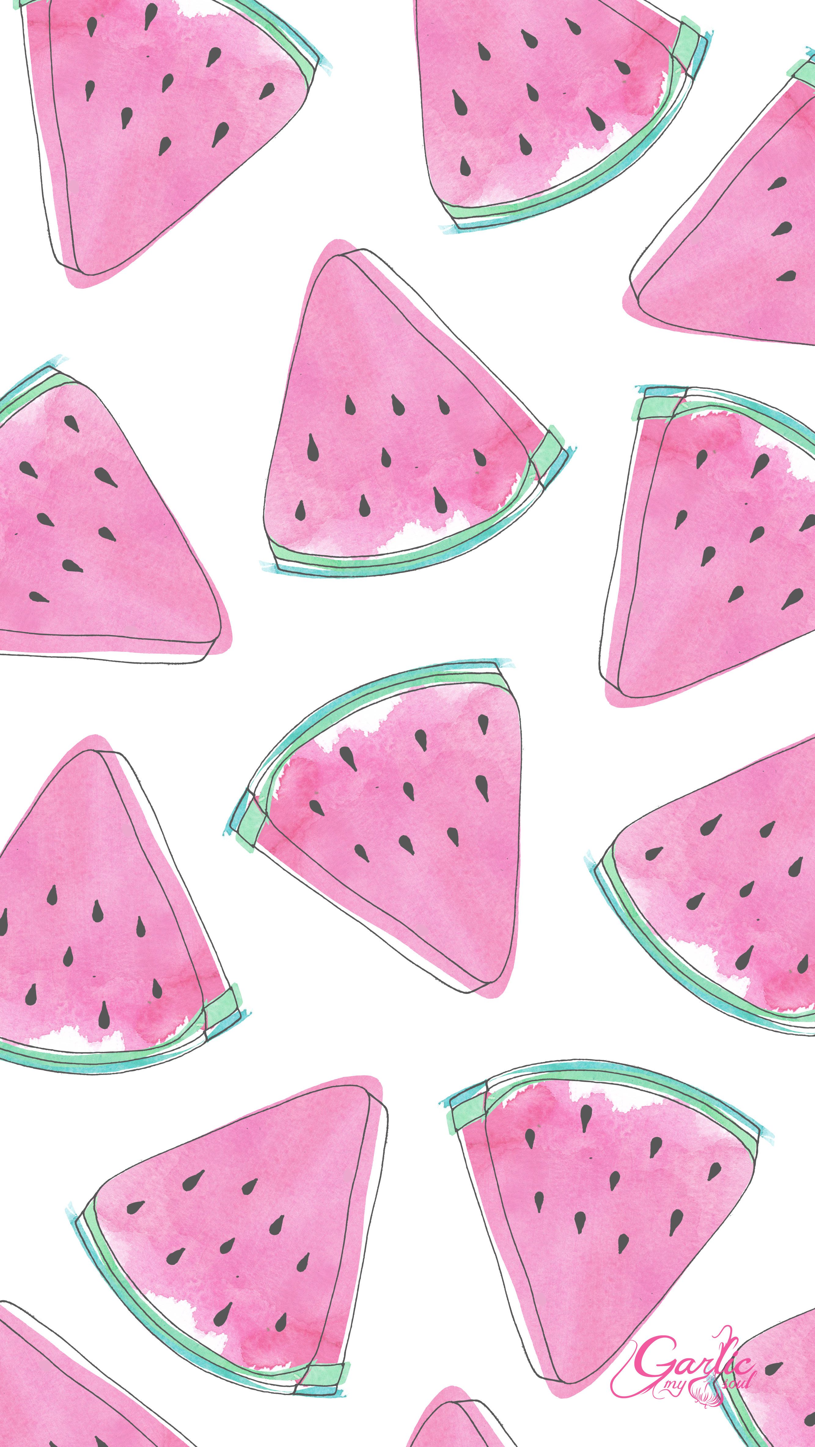 Cute Watermelon Wallpapers Wallpaper Cave