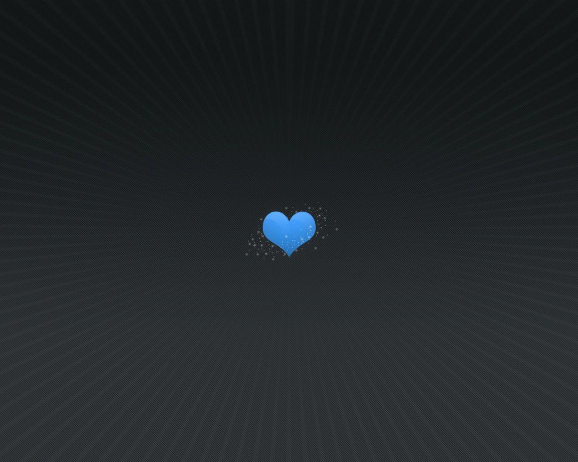 Blue Heart Wallpapers Wallpaper Cave