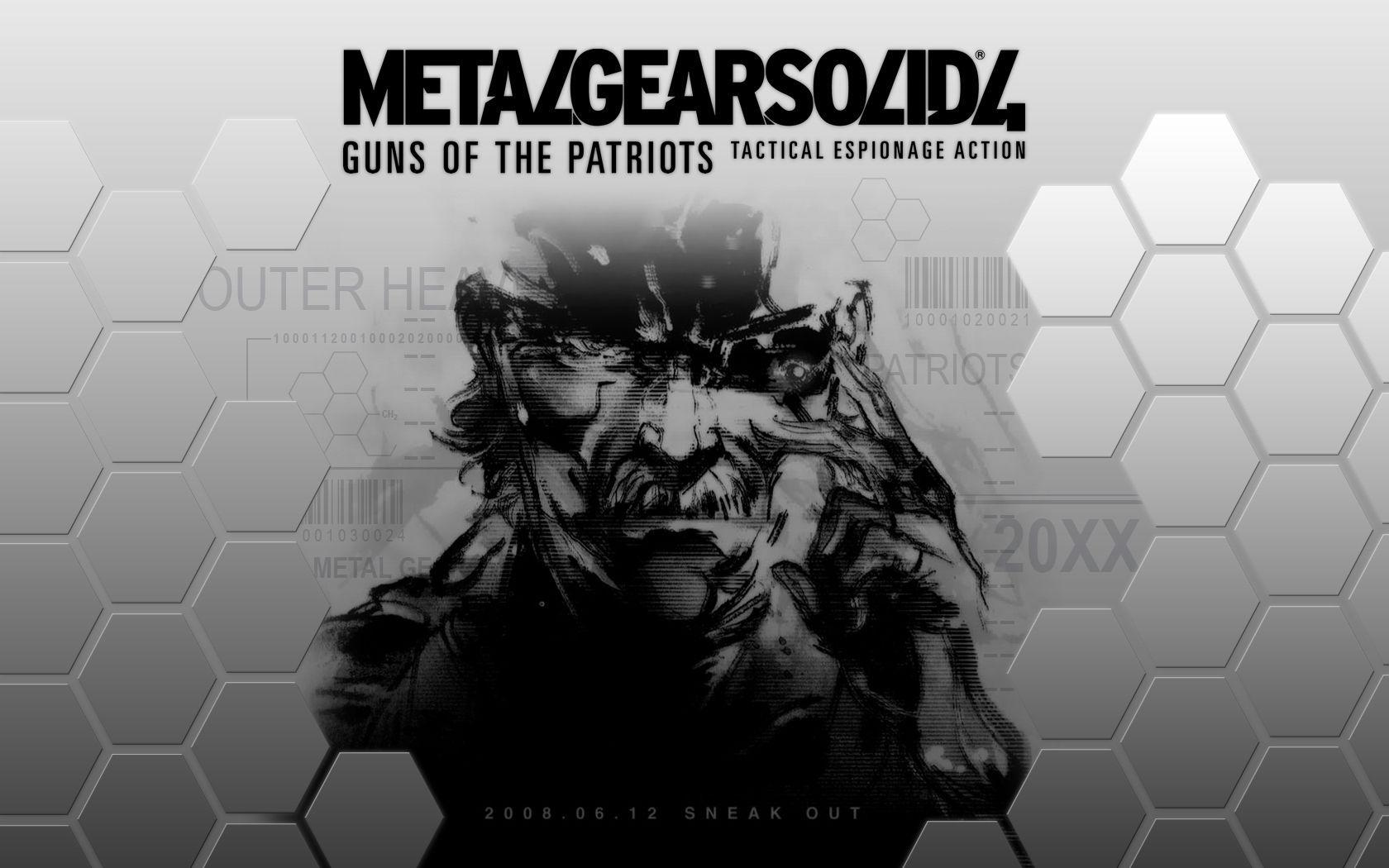 Metal Gear Solid 4 Wallpapers Wallpaper Cave