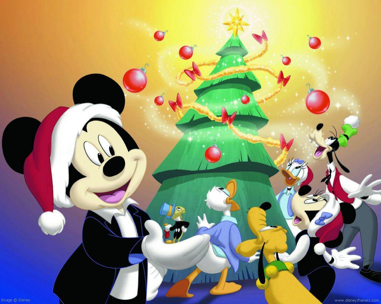 Mickey Mouse Christmas Background Mickey Mouse Christmas Backgrounds Wallpaper Cave