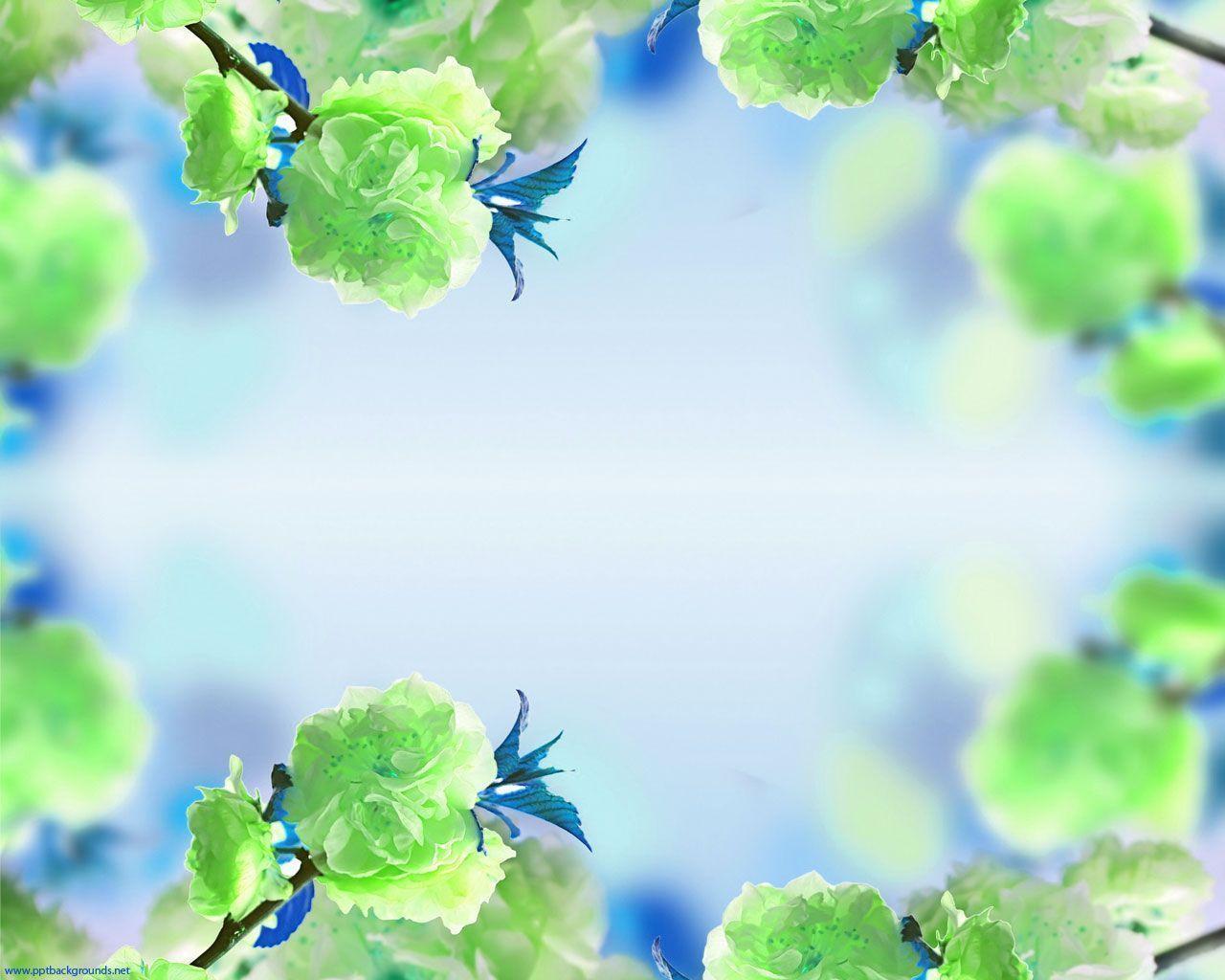 Green Flower Backgrounds Wallpaper Cave