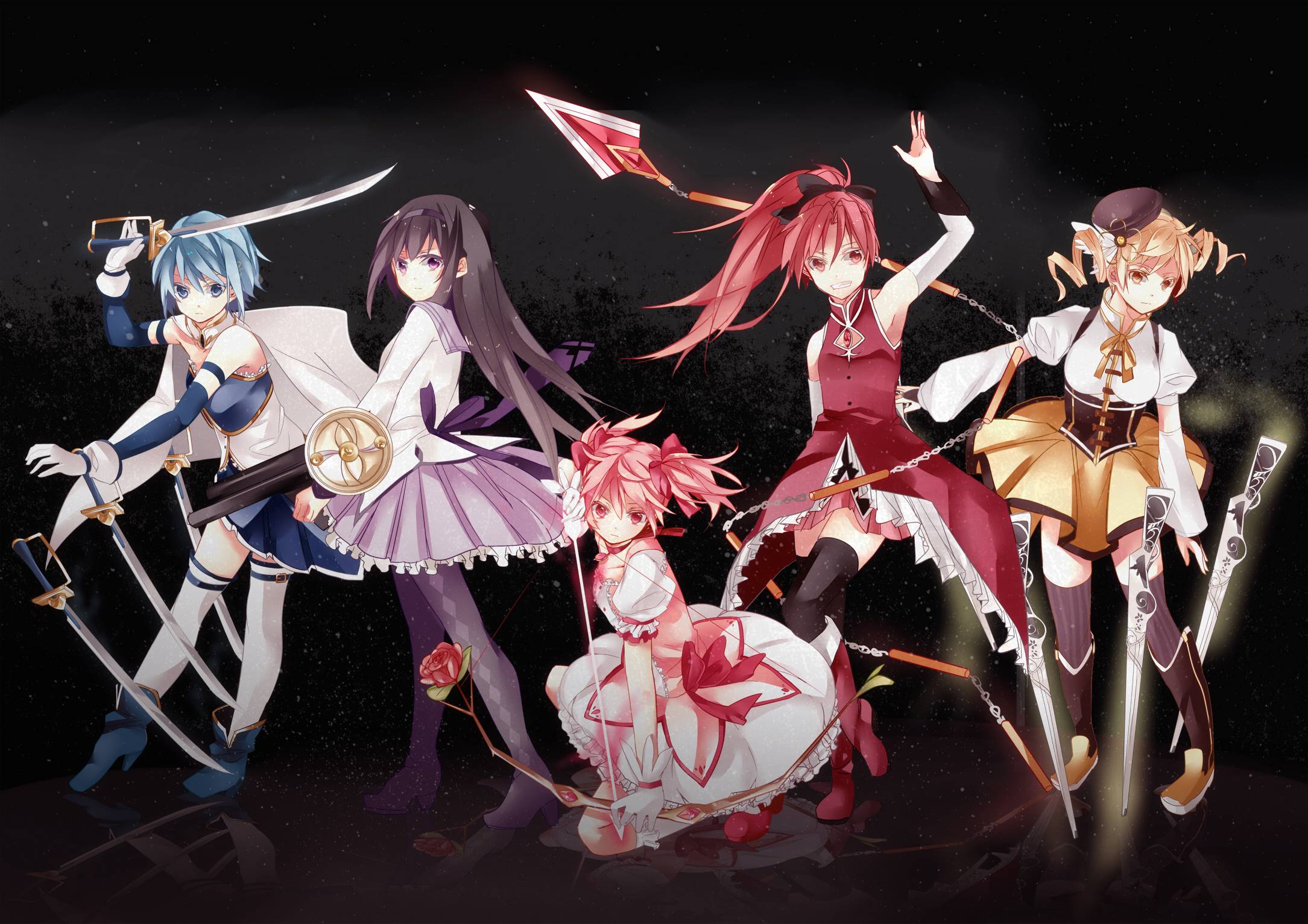 Madoka Magica Wallpapers Wallpaper Cave