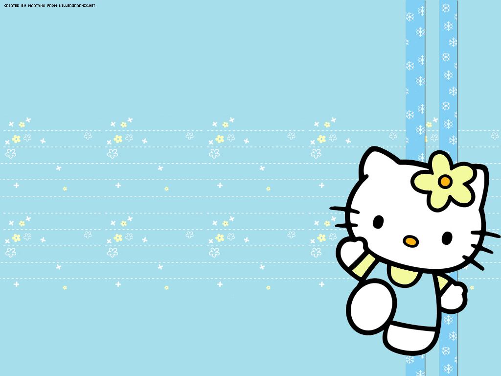 Blue Hello Kitty Wallpapers Wallpaper Cave