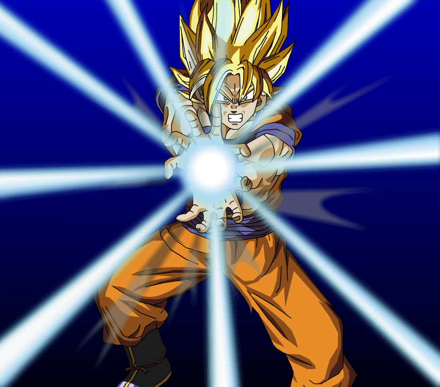 Goku Kamehameha Wallpapers Wallpaper Cave